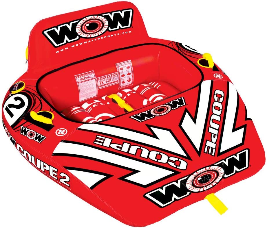 WOW Sports Coupe Towable Cockpit Tube for Boating 1 - 3 Person Options