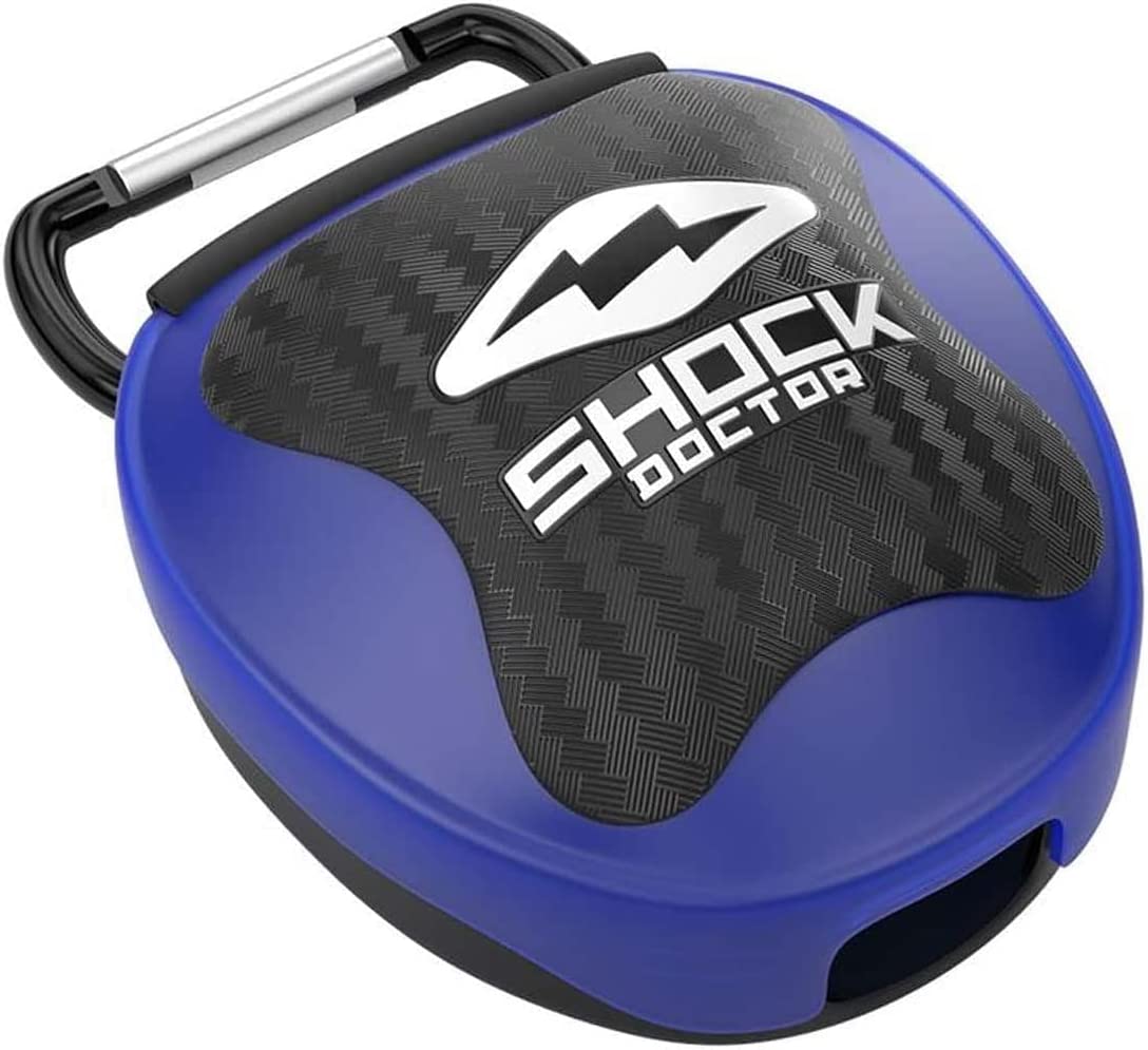 Shock Doctor Ventilated Mouth Guard Case, Universal Storage for Adult & Youth Sizes