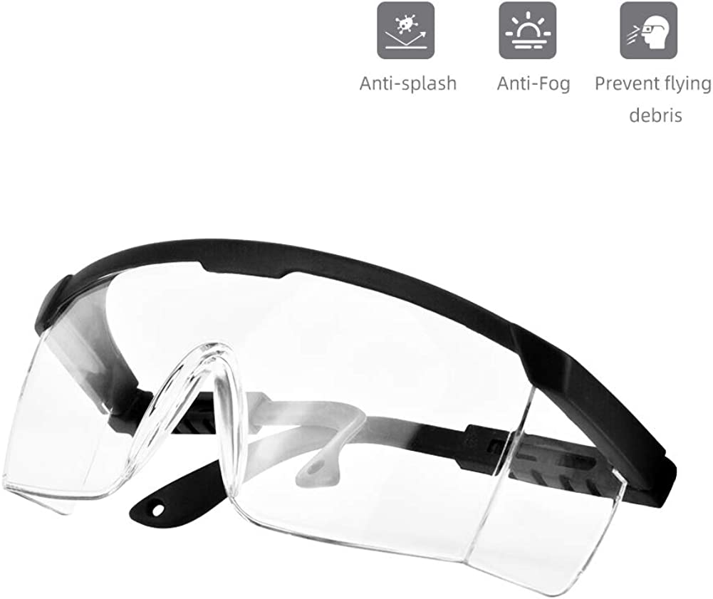 PETLESO Safety Goggles Protective Eyewear Goggles, Anti Droplet Debris Googles for Work Lab