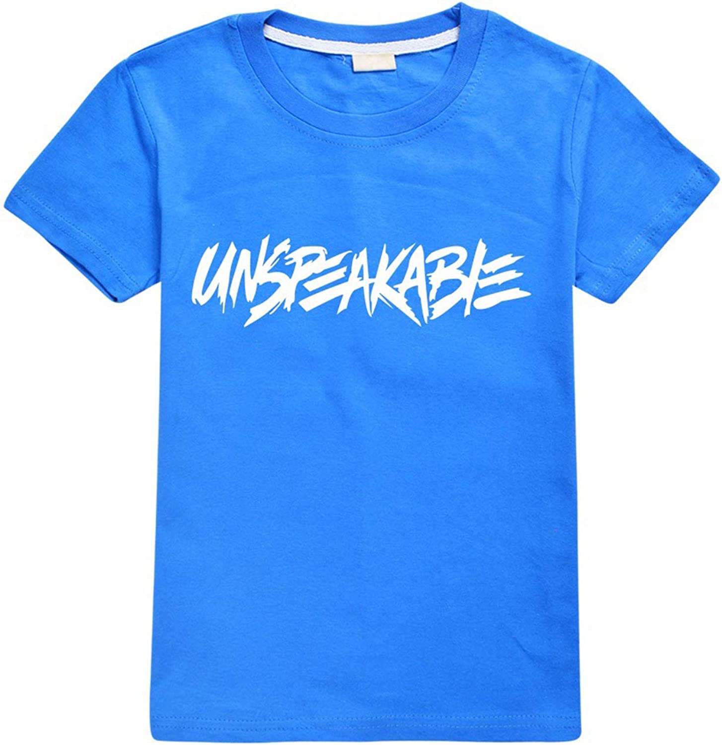 Boy's T-Shirts UNSPEAKABLE Tops Fashion Youth Funny Tee Shirts Cotton T-Shirt for Kids/Girls/Boys