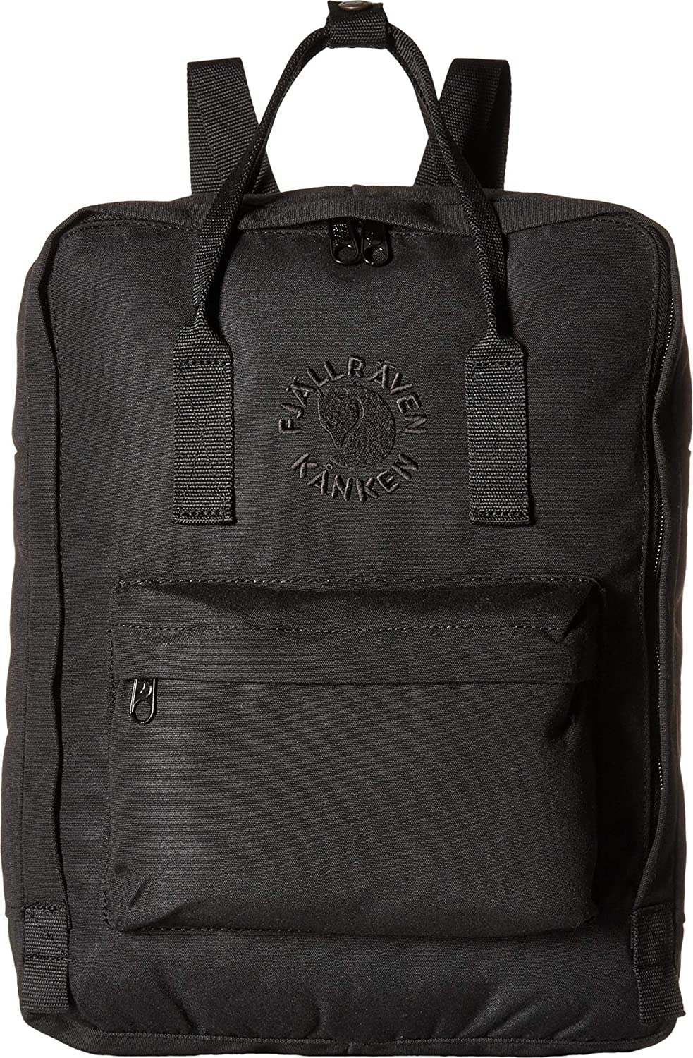 Fjallraven, Re-Kanken Recycled and Recyclable Kanken Backpack for Everyday, Black