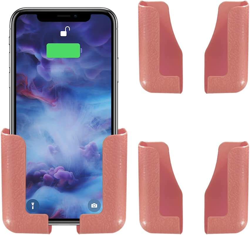 AUKEPO 2Pairs Multifunctional Mobile Phone Bracket, Self Adhesive Dashboard Mount Car Phone Holder, Adjustable Width Sticky Navigation Mobile Phone Bracket, Cell Phone Mount for All Phones