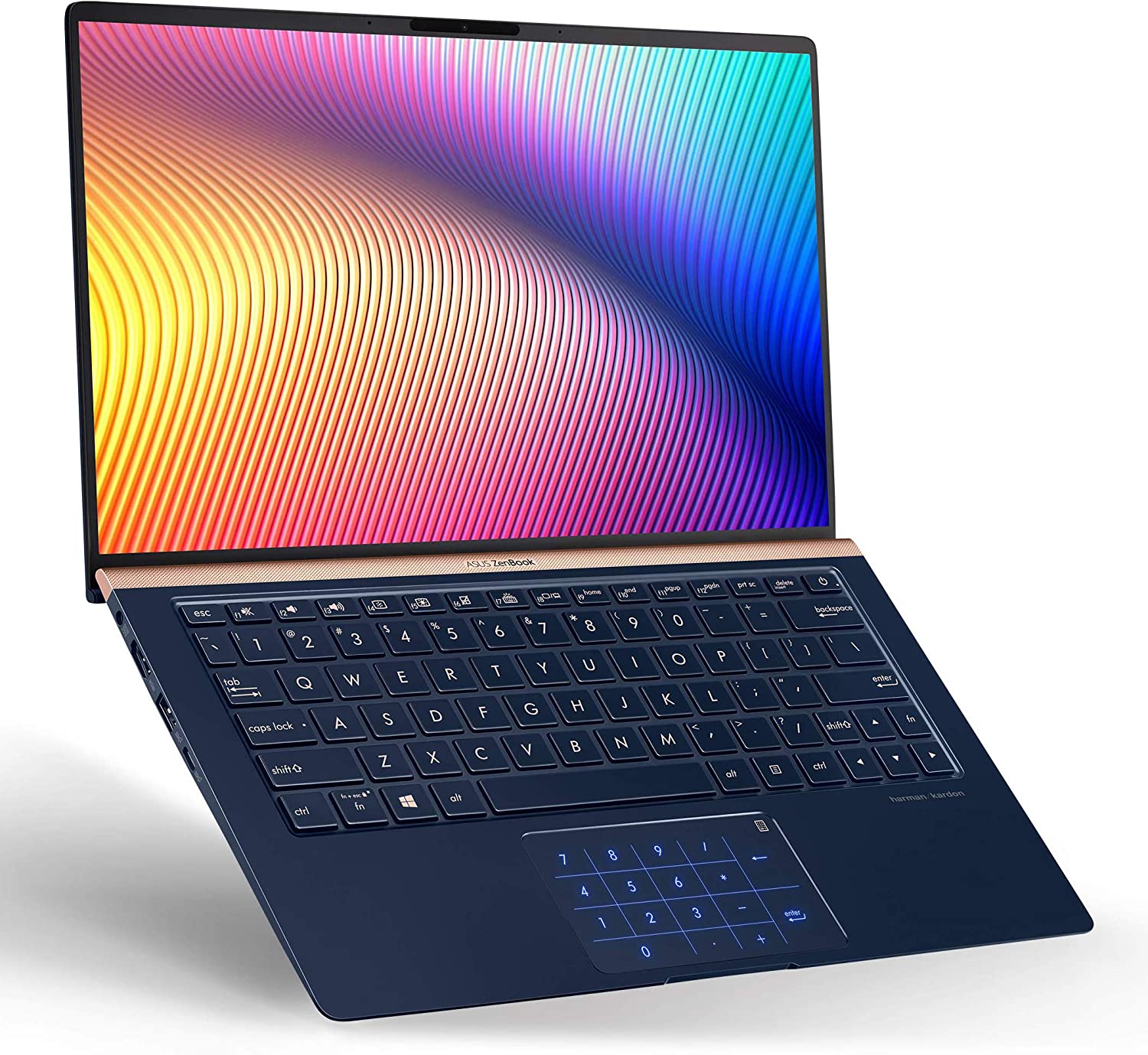 ASUS ZenBook 13 Ultra-Slim Laptop 13.3” FHD WideView, 8th-Gen Intel Core i7-8565U Processor, 8GB LPDDR3, 512GB PCIe SSD, Backlit KB, NumberPad, Military-Grade, Windows 10 - UX333FA-AB77 Royal Blue