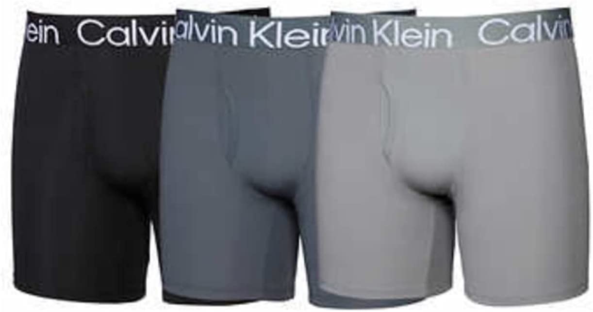 Calvin Klein Men`s Microfiber Boxer Briefs Pack of 3