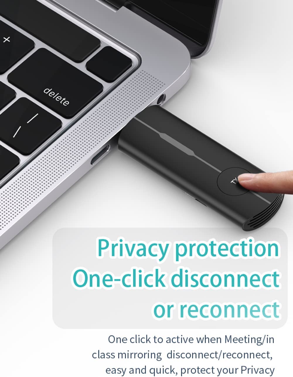 Wireless HDMI Transmitter and Receiver,Wireless HDMI Extender Kit,Portable HDMI Wireless Transmitter and Receiver for Streaming Video Audio from Laptop/PC/Cable Box to HDTV/Projector/Monitor.