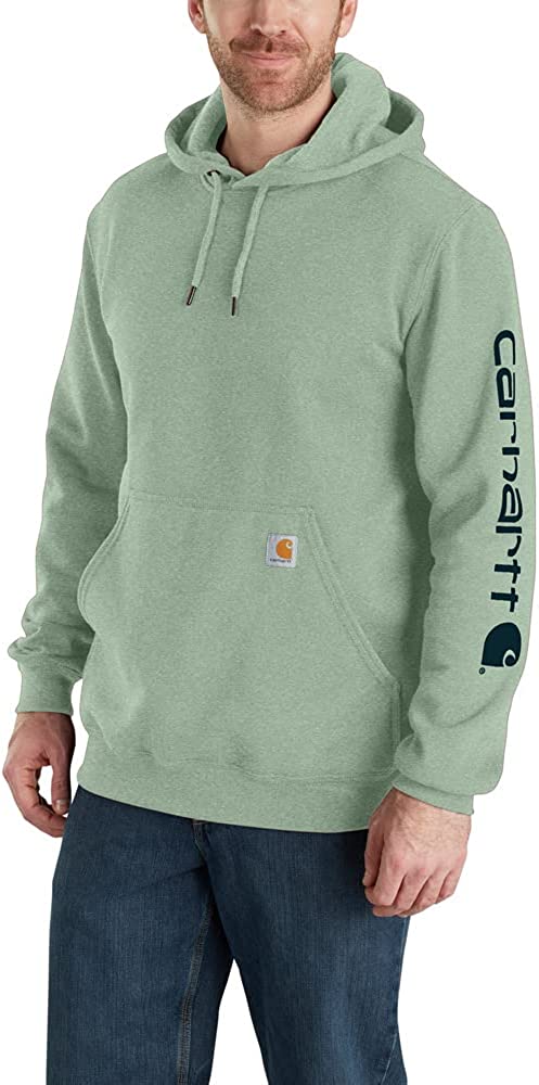 Carhartt Men's Loose Fit Midweight Logo Sleeve Graphic Sweatshirt