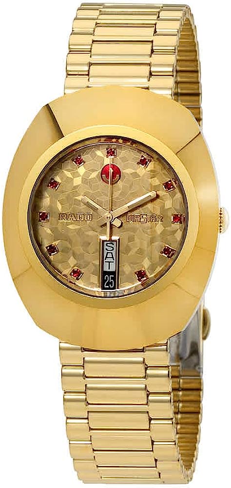 Rado Original L Automatic Yellow Gold Dial Mens Watch R12413653