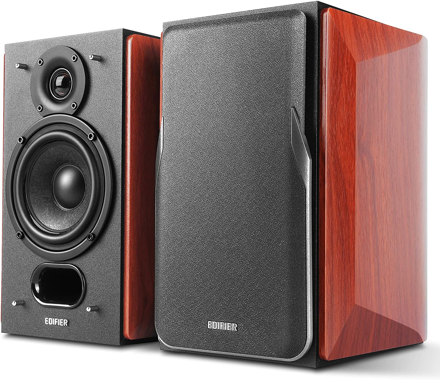 Edifier P17 Passive Bookshelf Speakers - 2-Way Speakers with Built-in Wall-Mount Bracket - Perfect for 5.1, 7.1 or 11.1 Side/Rear Surround Setup - Pair - Needs Amplifier or Receiver to Operate