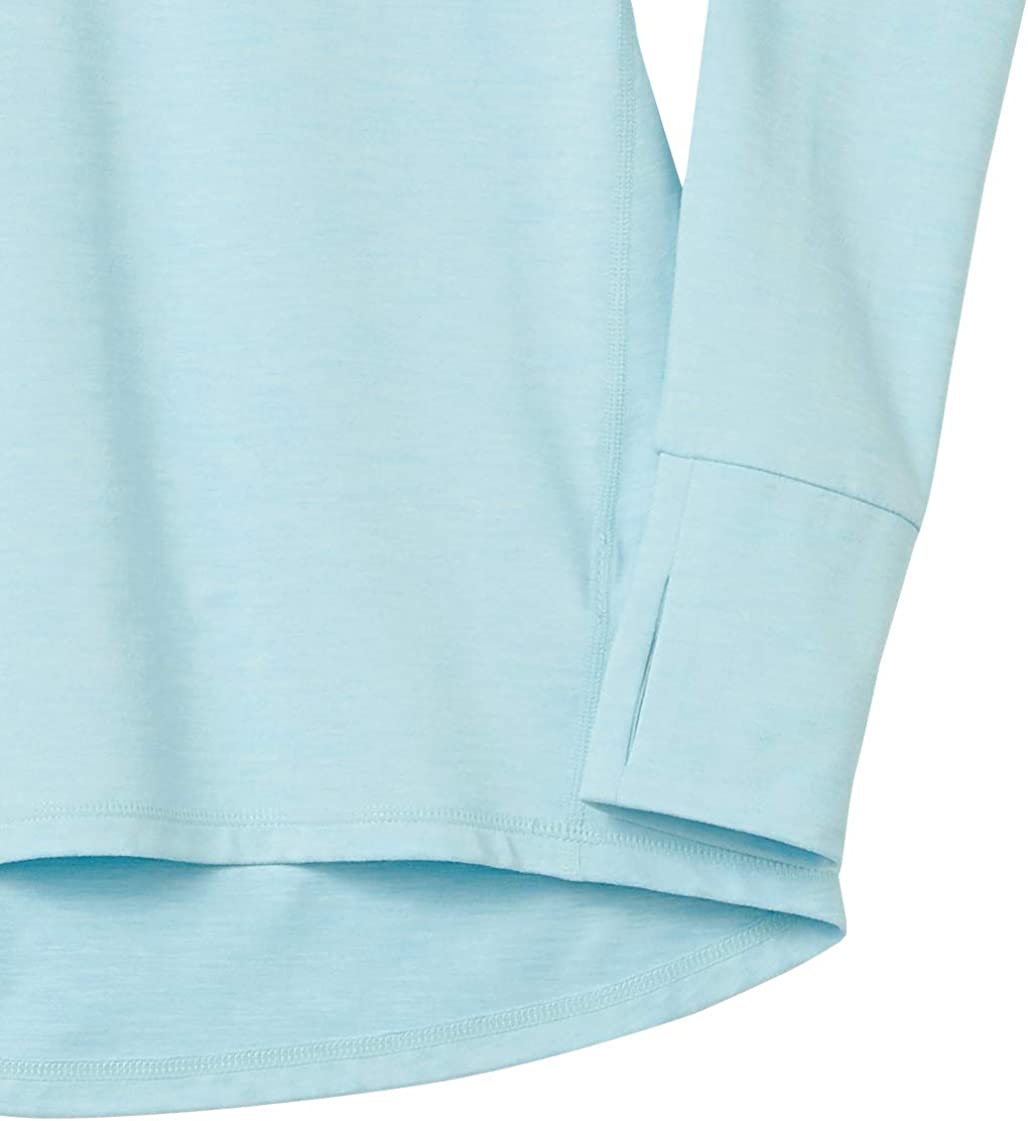 Amazon Essentials Women's Brushed Tech Stretch Long-Sleeve Crewneck Shirt (Available in Plus Size)