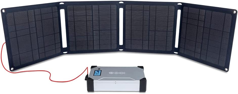 Voltaic Systems Arc 45W Solar Laptop Charger Kit | Includes Foldable Panel, USB-C PD Battery Power Bank and 2 Year Warranty | Powers Laptops Including MacBook
