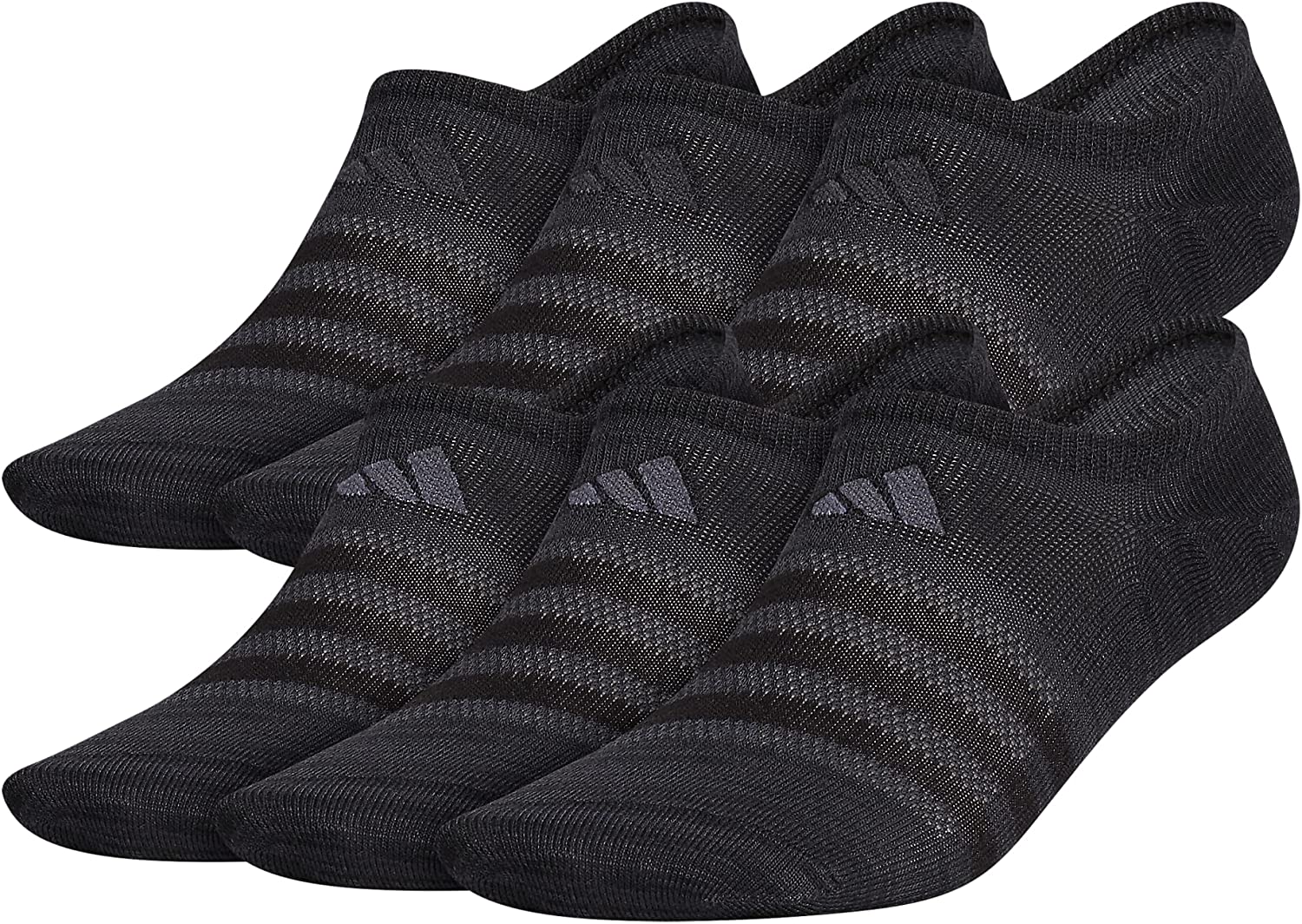 adidas Men's Superlite Super No Show Socks (6-Pair)