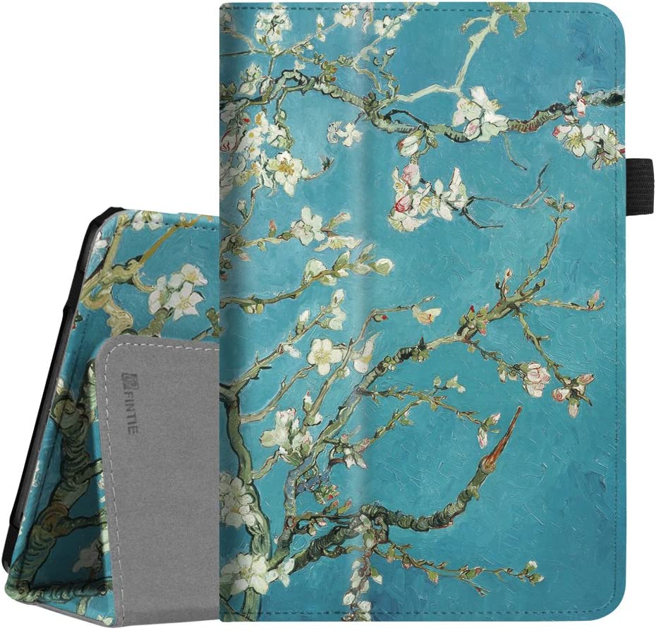 Fintie Case for Verizon ASUS ZenPad Z8s (ZT582KL), Premium PU Leather Folio Stand Cover with Auto Sleep/Wake Function for Verizon ASUS ZenPad Z8s 7.9 inch Tablet 2017 Release, Blossom