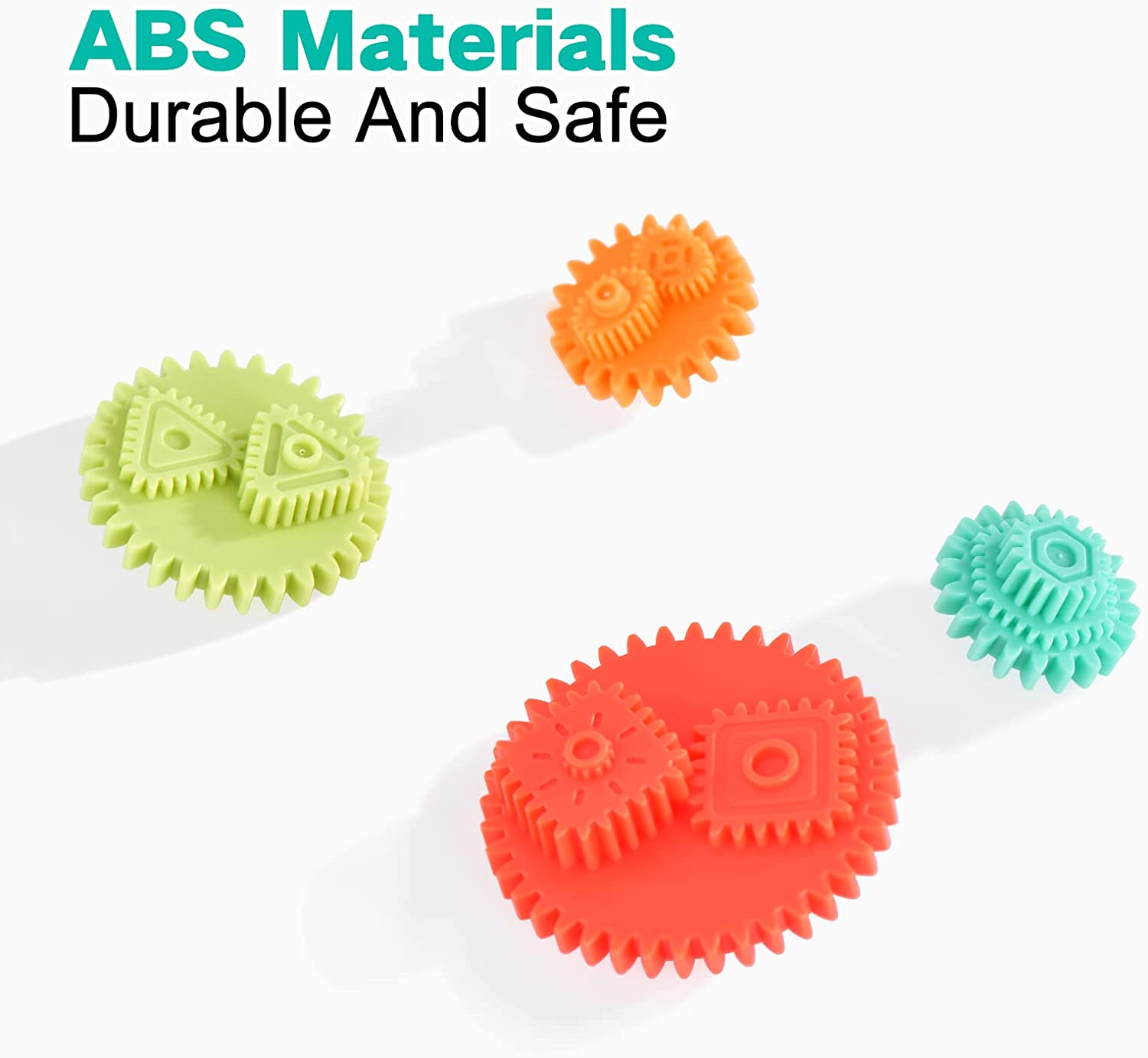 IIROMECI Gears Toys for Kids, SETM Educational Toys for Toddlers, Logical Thinking Puzzle Game, Creative Learning Toy Set for Boys and Girls, Ages 5+