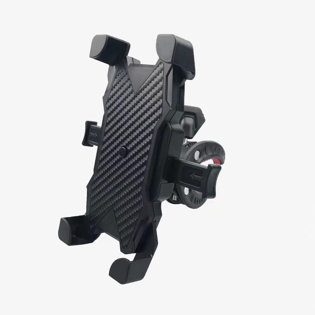 NEEMI Bike Phone Holder, Adjustable Bike Phone Mount -360° Rotatable Super Stable Bicycle Motorcycle Phone Holder, Compatible with iPhone 14 13 12 Pro Max/XS, Galaxy, Huawei, 4.7-6.8 Inch Smartphones