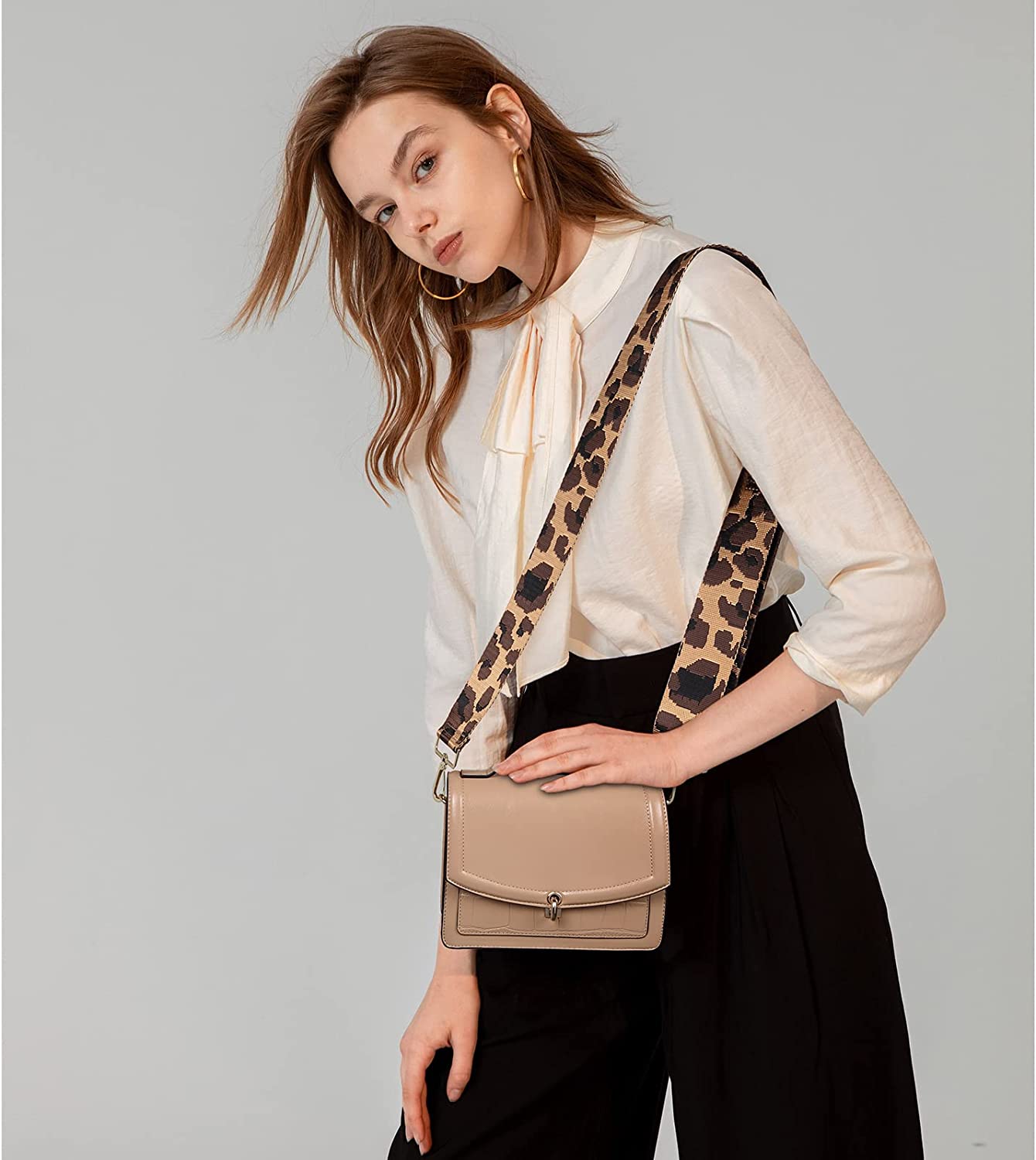 CLUCI Vegan Leather Women&#39;s Crossbody Handbags Fashion Hobo Shoulder Bag Purse For Ladies with Adjustable Strap