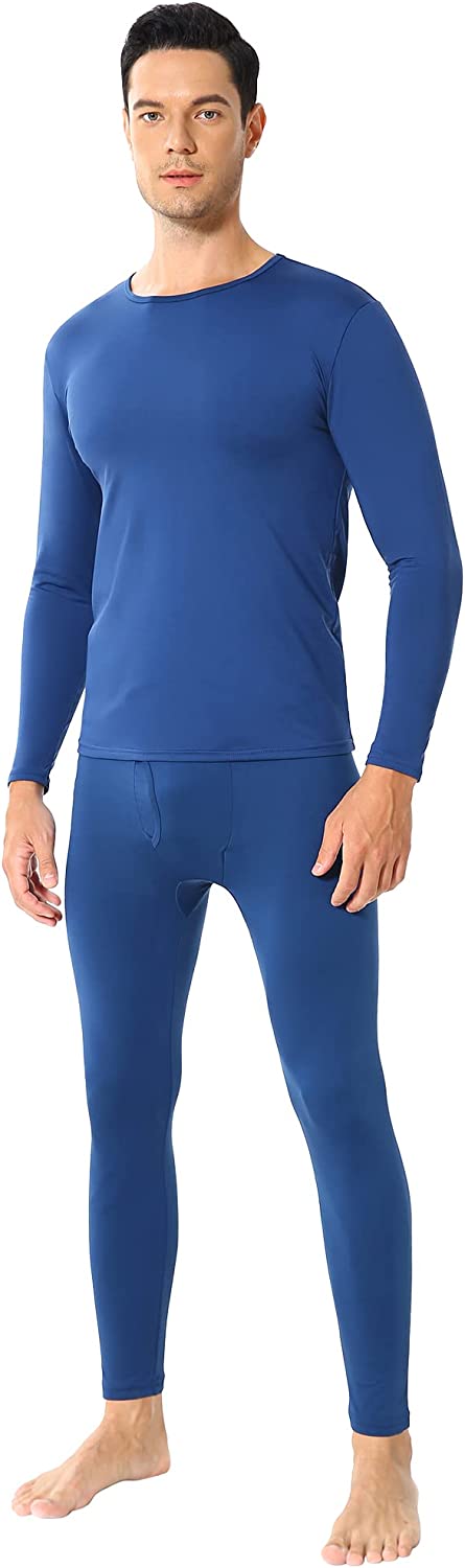 ViCherub Thermal Underwear for Men Fleece Lined Long Johns Base Layer Top and Bottom Set for Cold Weather