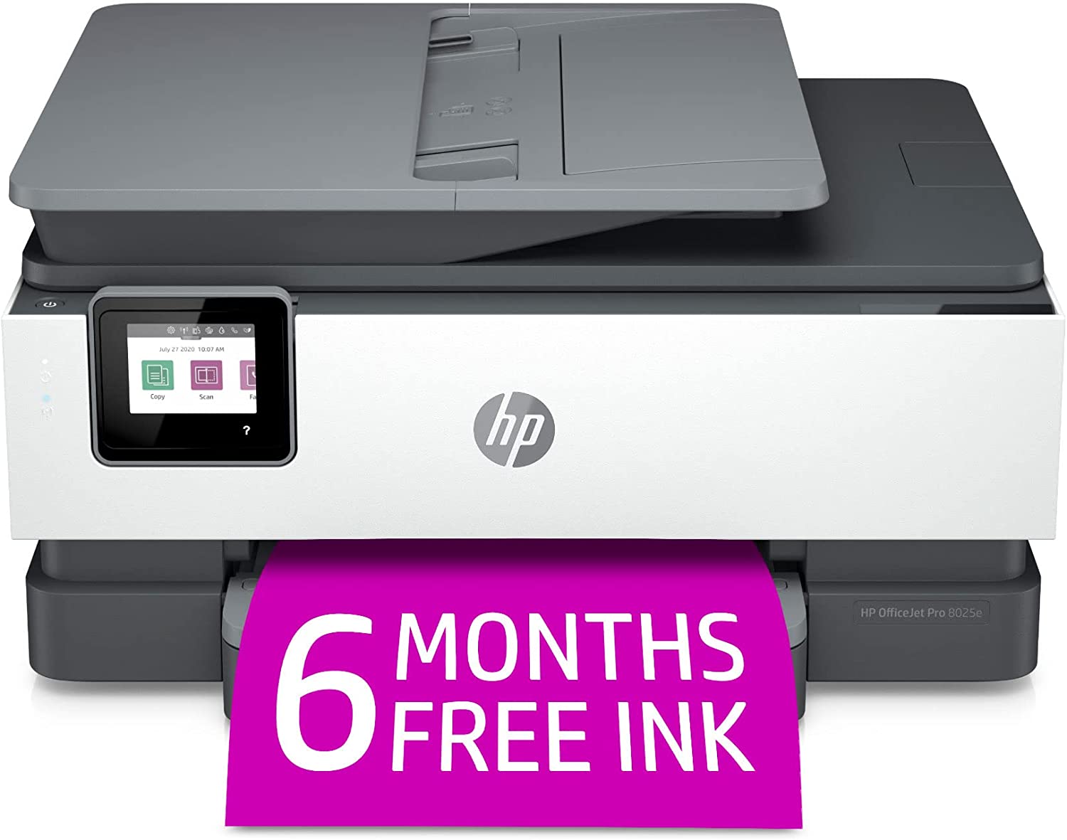 HP OfficeJet Pro 8025e Wireless Color All-in-One Printer with bonus 6 free months Instant Ink with HP+ (1K7K3A)