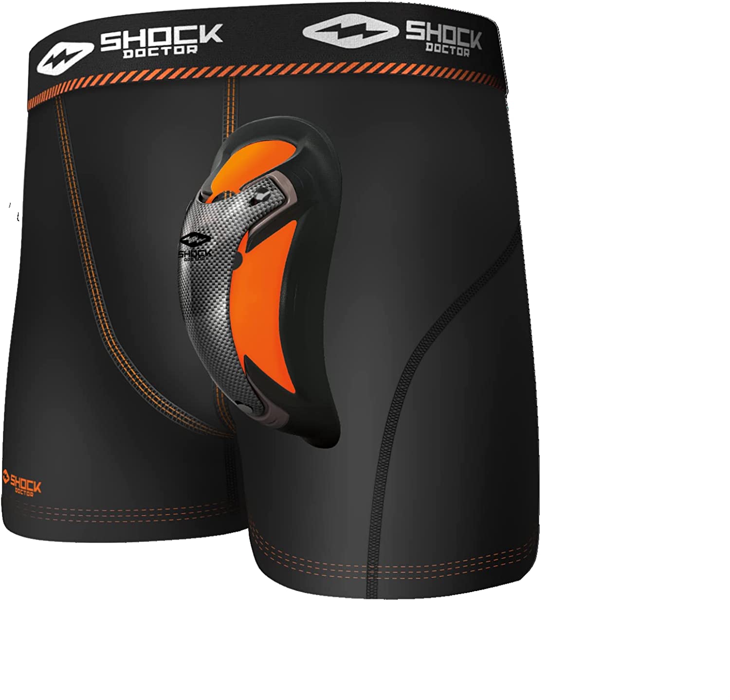 Shock Doctor Men's Ultra Pro Boxer Compression Shorts with Ultra Cup