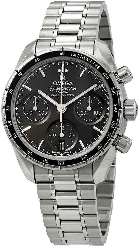 Omega Speedmaster Chronograph Automatic Black Dial Men's Watch 324.30.38.50.01.001